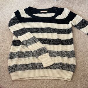 Ardene Monochrome Striped Sweater